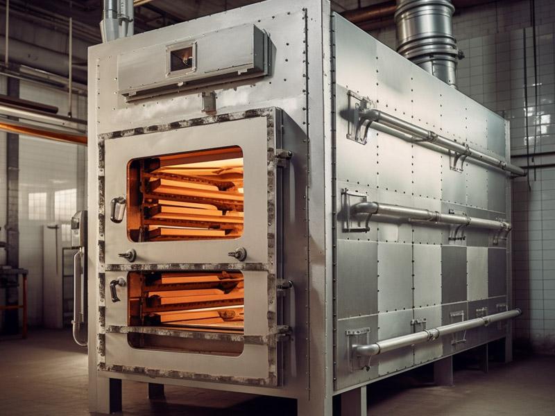 大型工業烤箱門